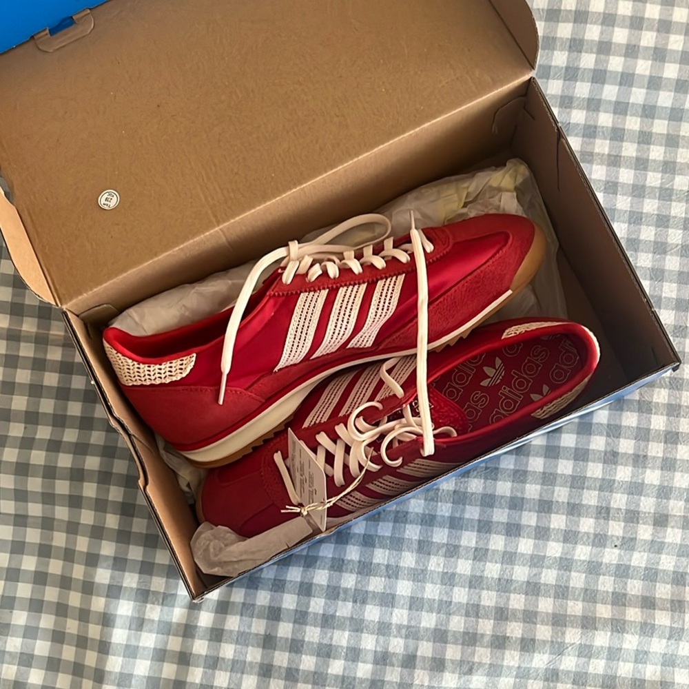Adidas OG Scarlet Red Gum Sole Sneakers - NWT